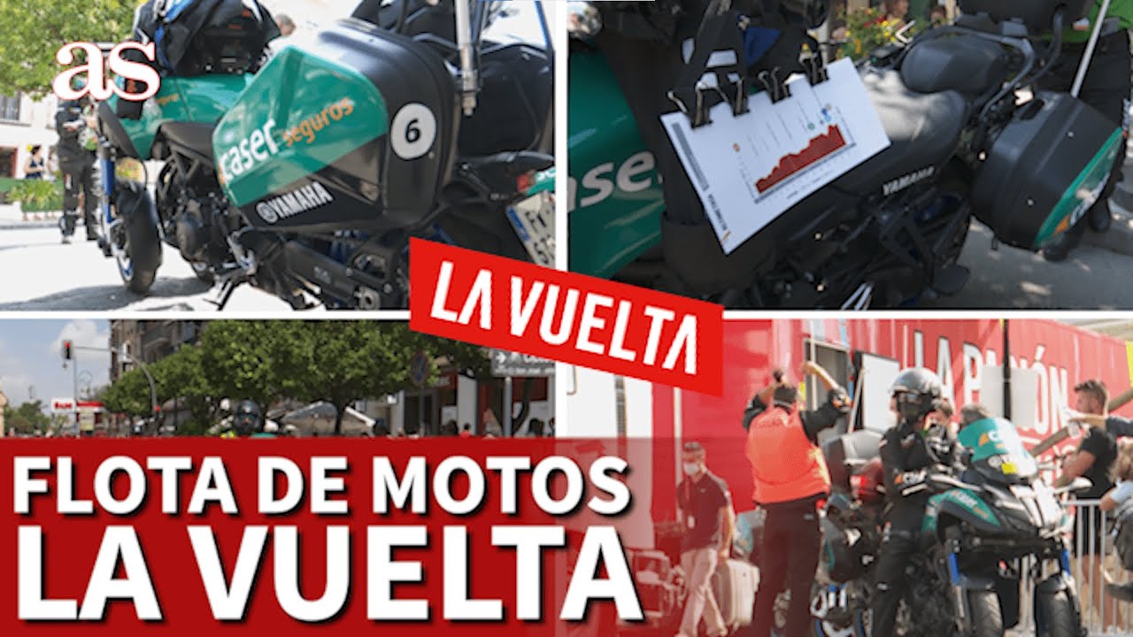 LA VUELTA 21 | ¿Quiénes son y a qué se dedican? La flota de motos durante las etapas | AS