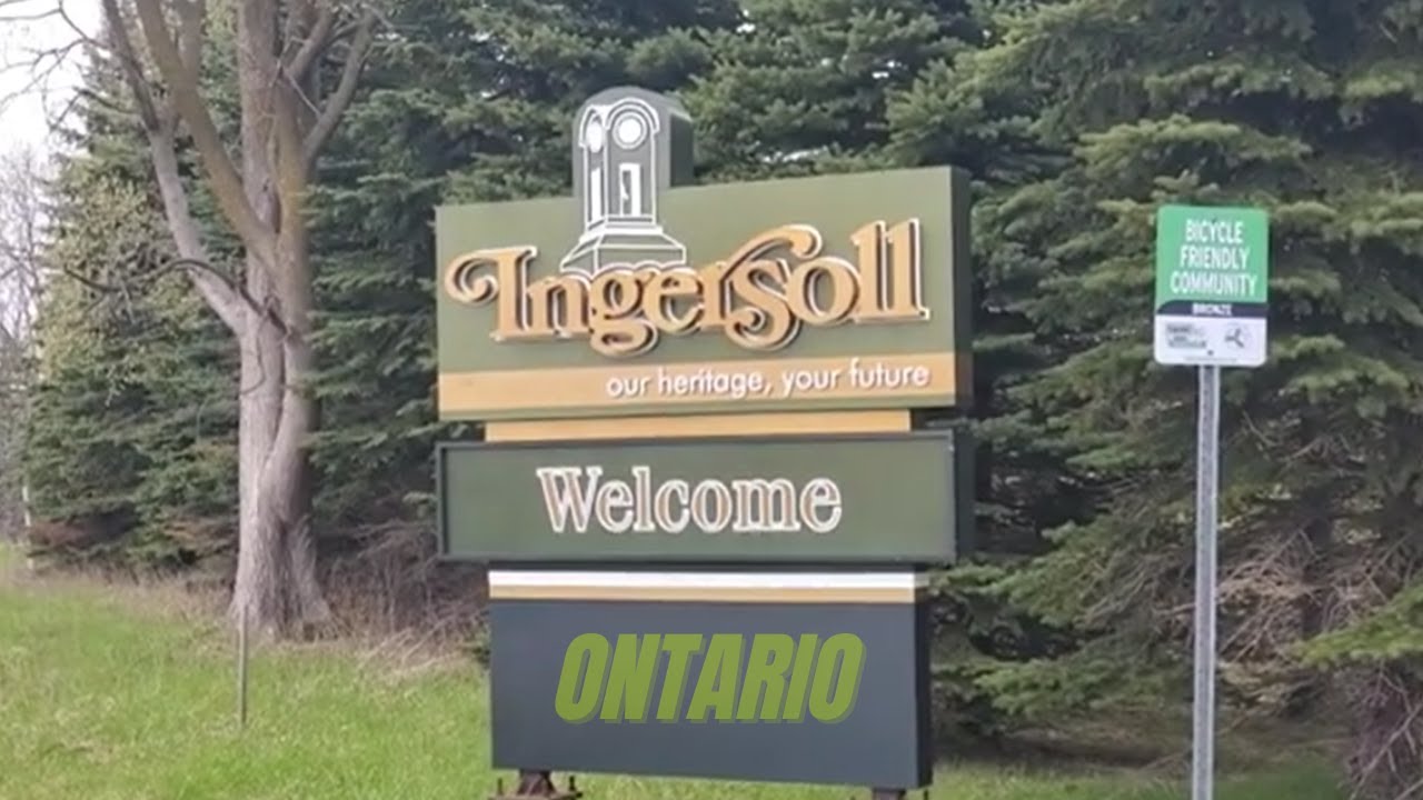 Places to visit or NOT to visit in Ontario - Town Of Ingersoll - vlog April 2021