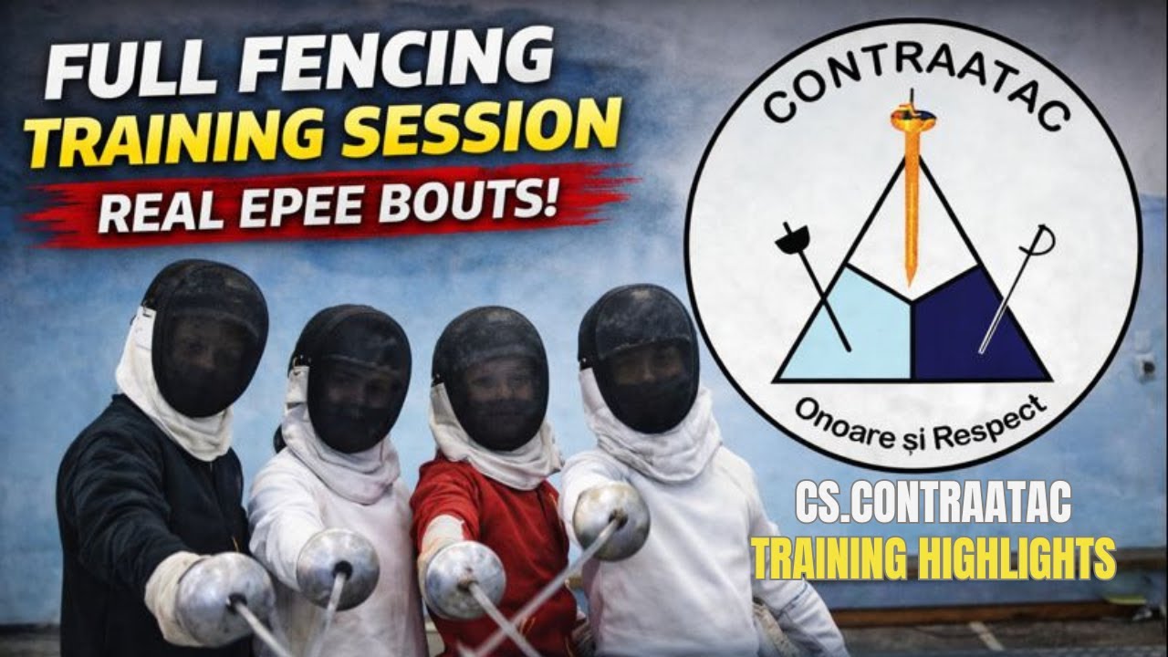 Full Fencing Training Session | Epee Bouts from Today’s Practice