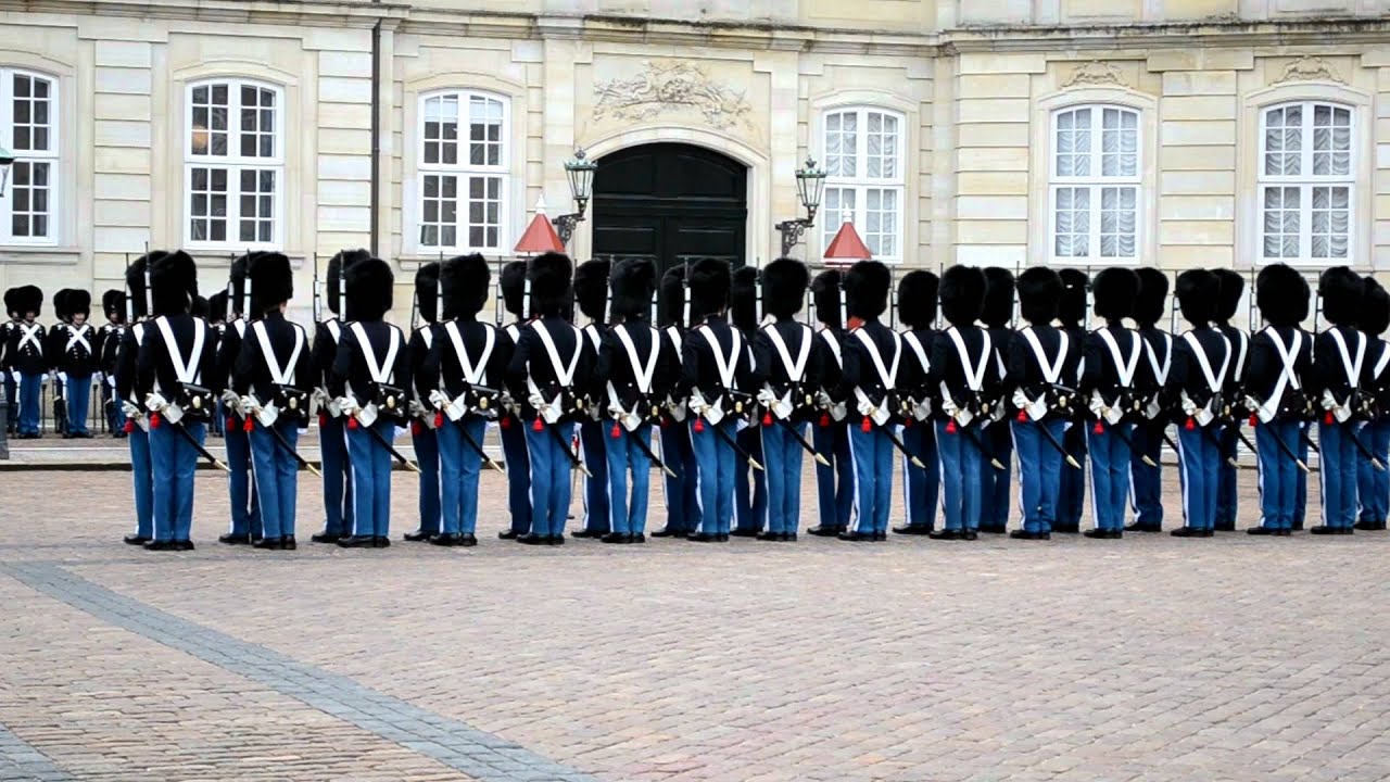 Changing of the Guard at Amalienborg Palace