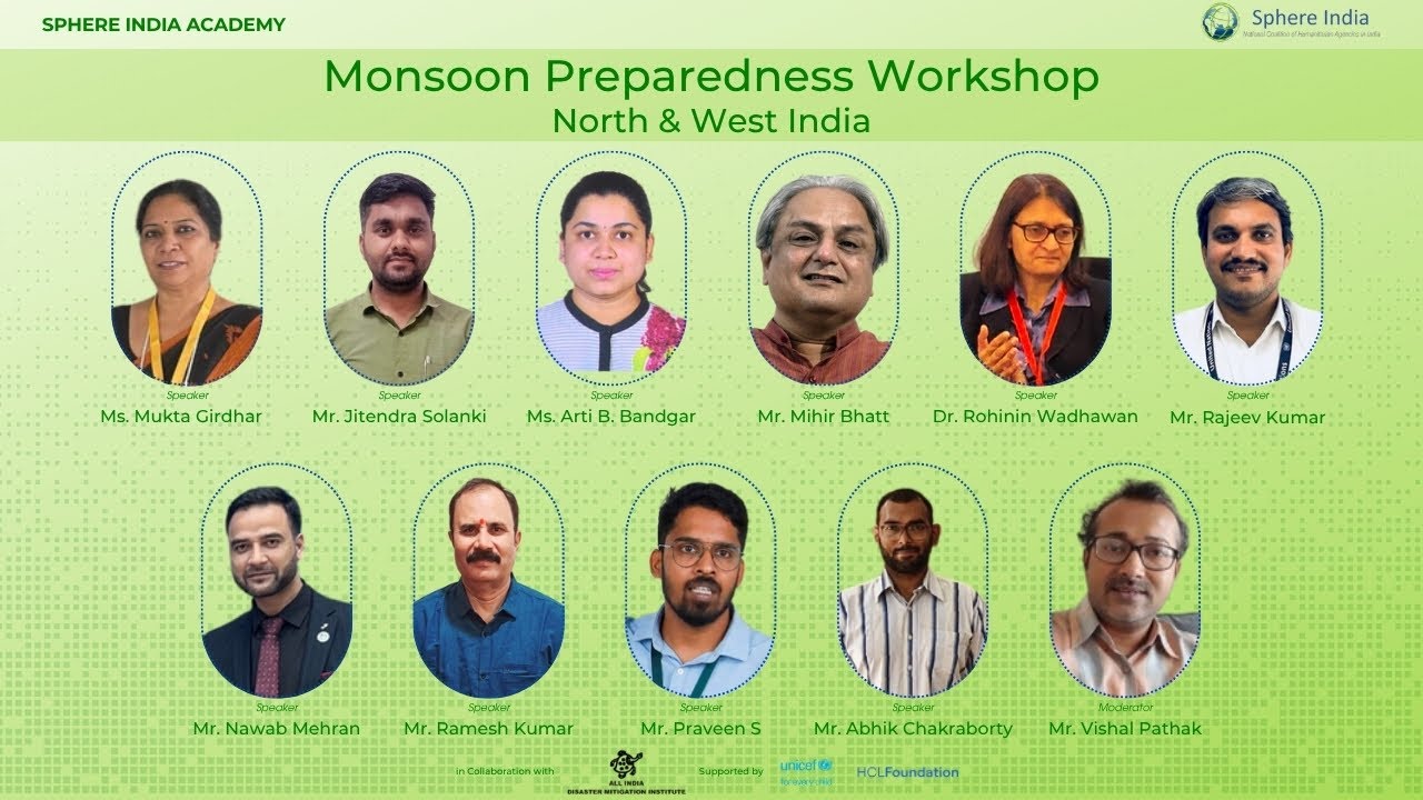 Monsoon Preparedness Workshop: North and West Region