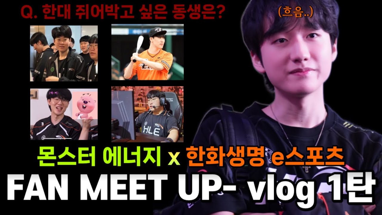 몬스터 에너지 x 한화생명 e스포츠 FAN MEET UP - VLOG 1탄