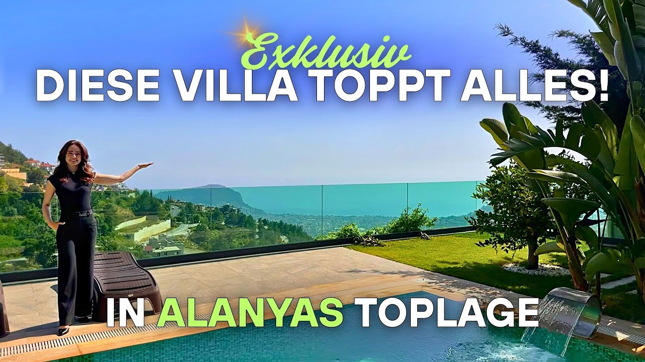 TRAUMVILLA MIT PANORAMABLICK ÜBER #ALANYA! 799.000 € + IKAMET | QUALITAET VOM FEINSTEN! #dreamhouse