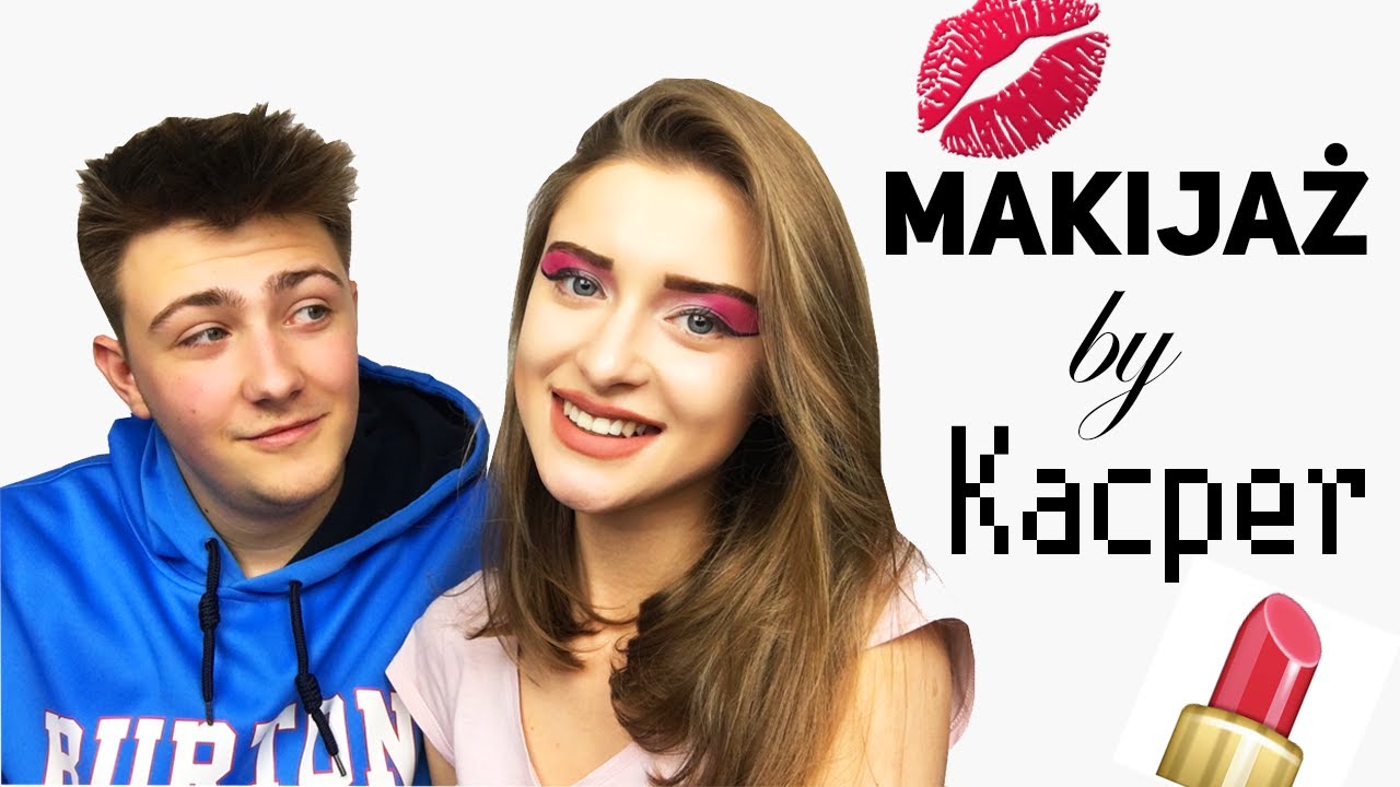 Chłopak robi mi makijaż | Kacper maluje | klatex