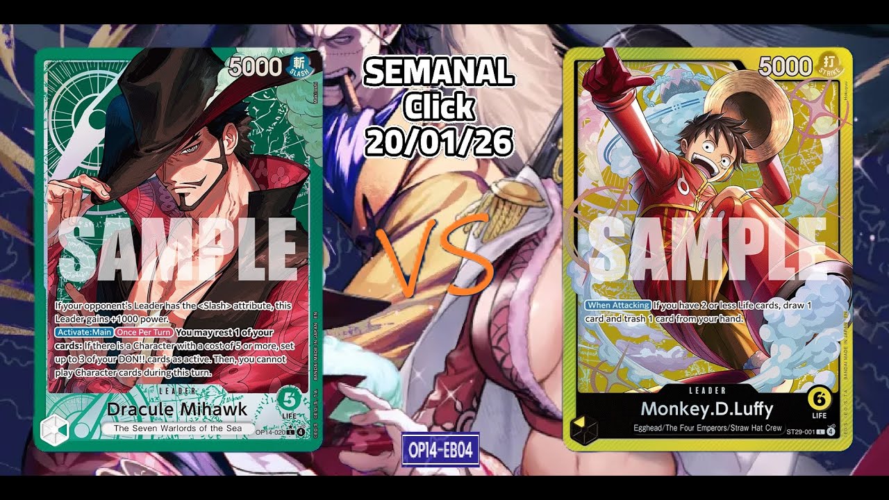Mihawk (OP14) VS Luffy (ST29) | LGS Semanal