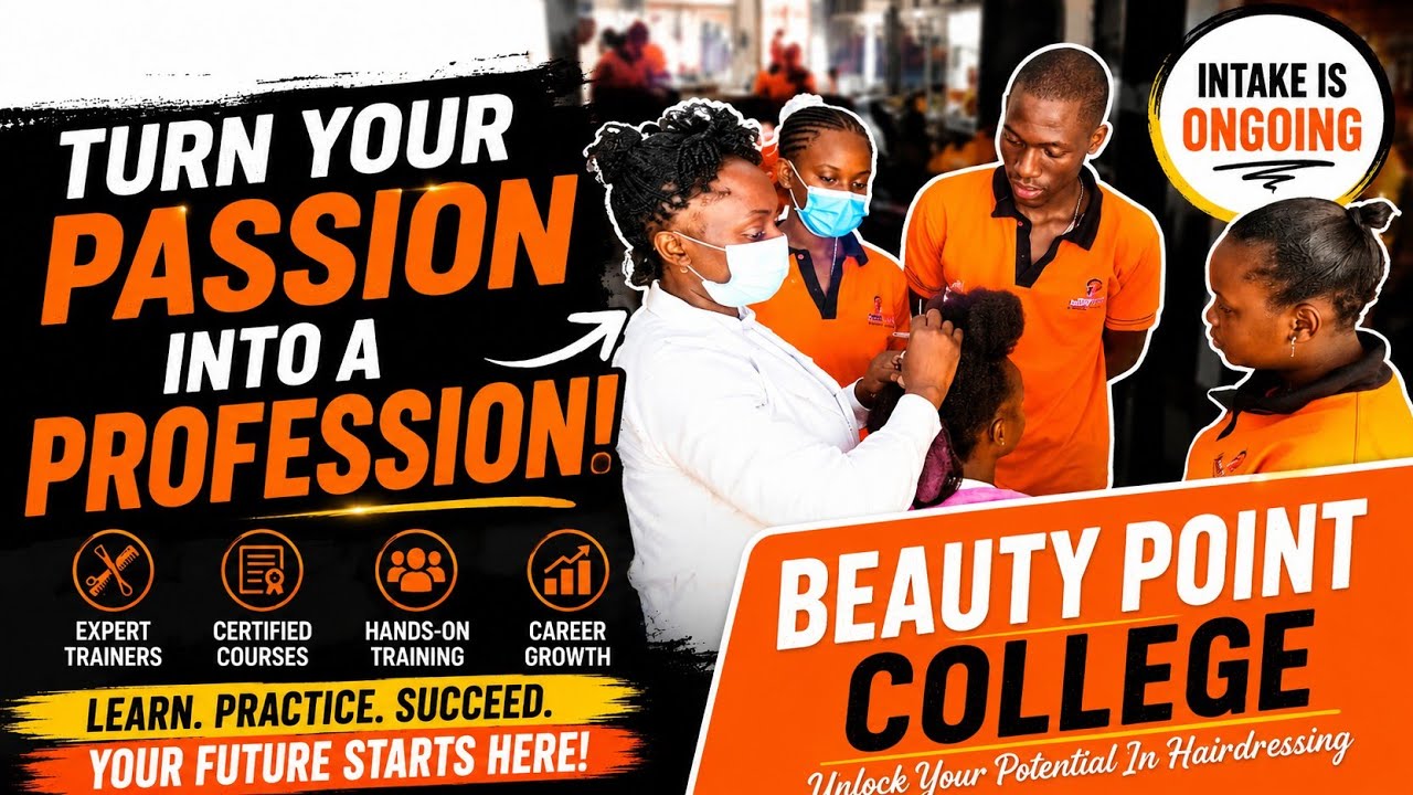 Join Kenya’s Top Hairdressing College | TVETA Certified | Beauty Point College Nairobi