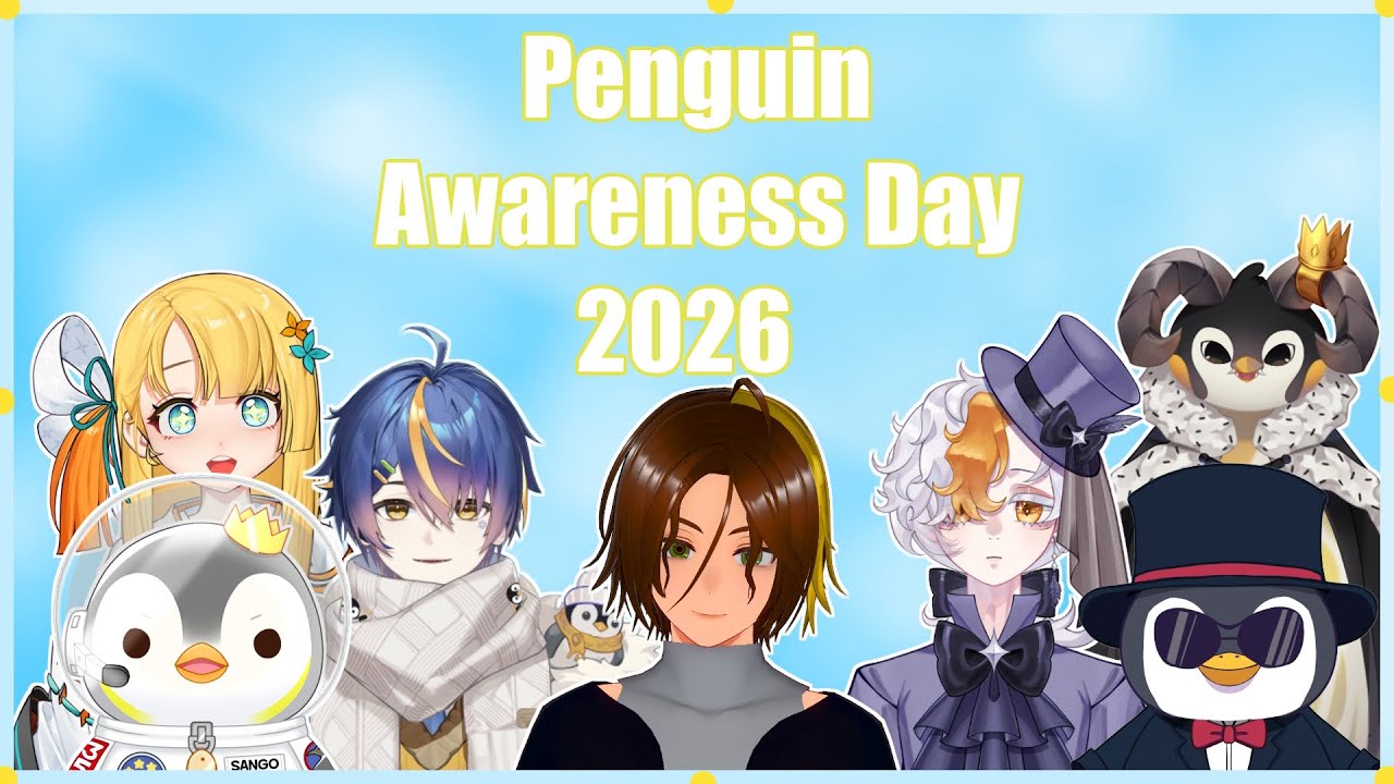 Penguin Awareness Day 2026 - 【FAAAST PENGUIN】--- VTUBER --- (ENG/ESP) - 【Adekumo】