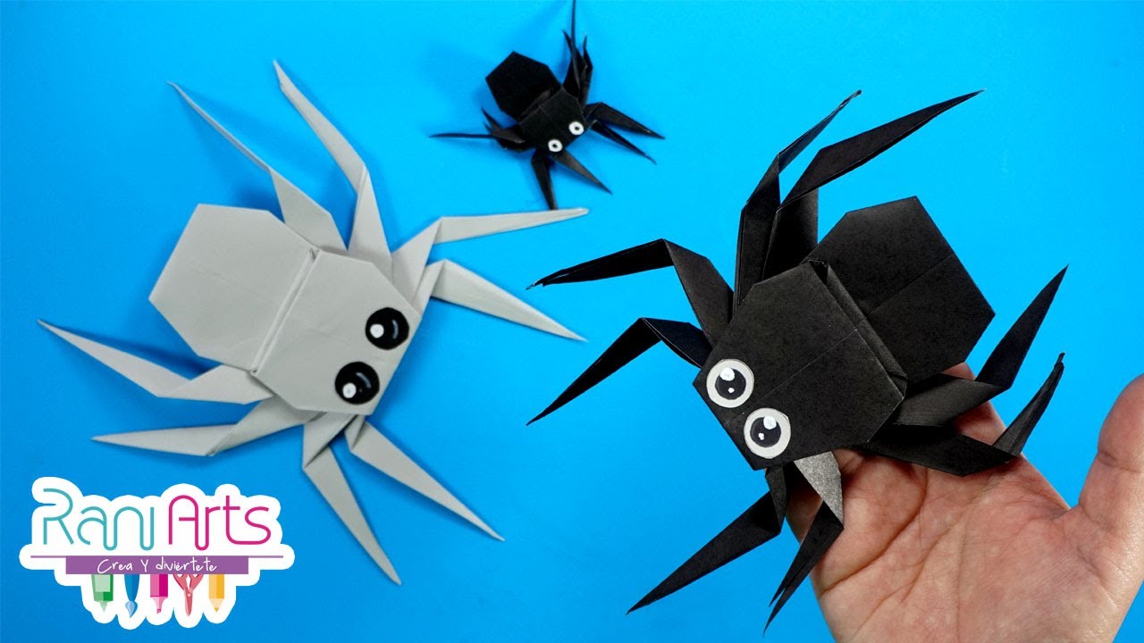 ARAÑA ORIGAMI - DIY - ORIGAMI SPIDER