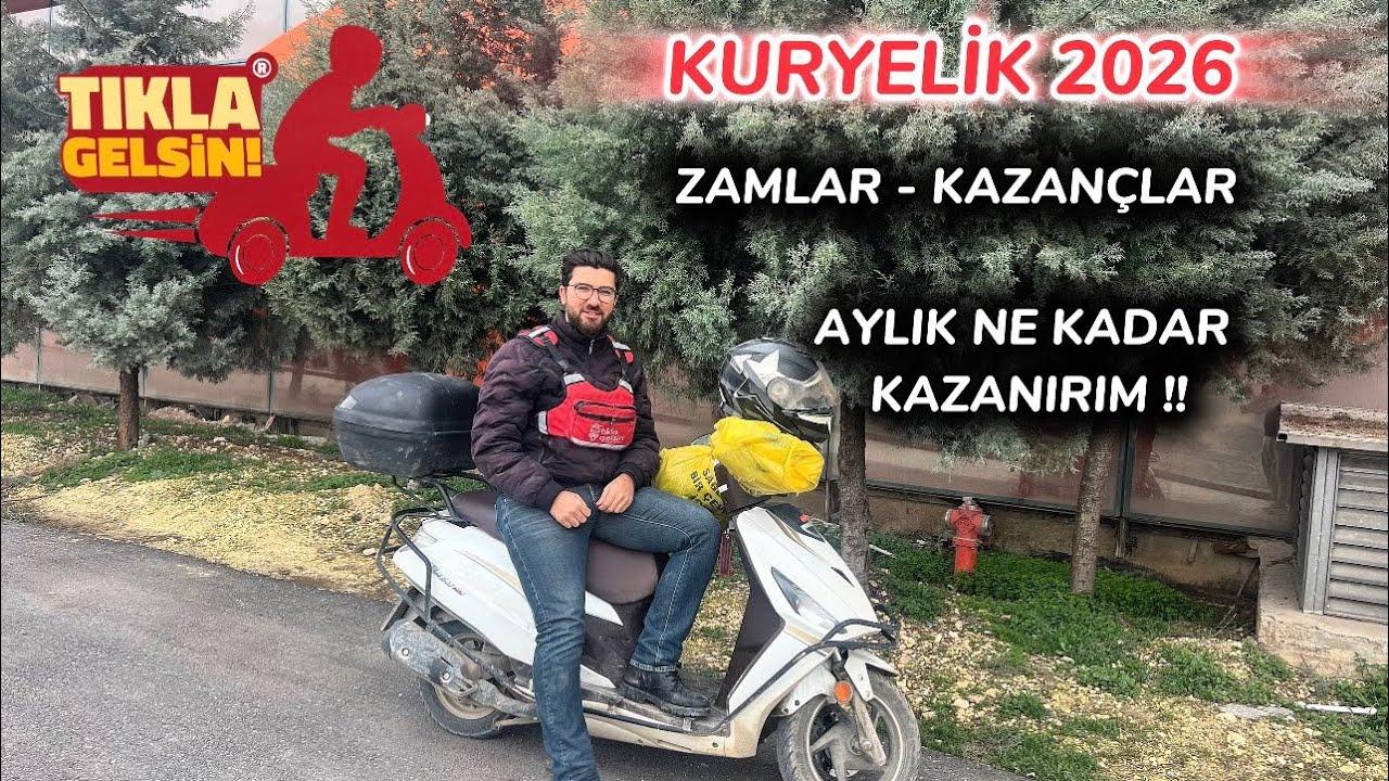2026’Da FİYUU-TIKLA GELSİN’DE KENDİ MOTORUNLA ESNAF KURYE OLMAK ZAMLAR-KAZANÇLAR 