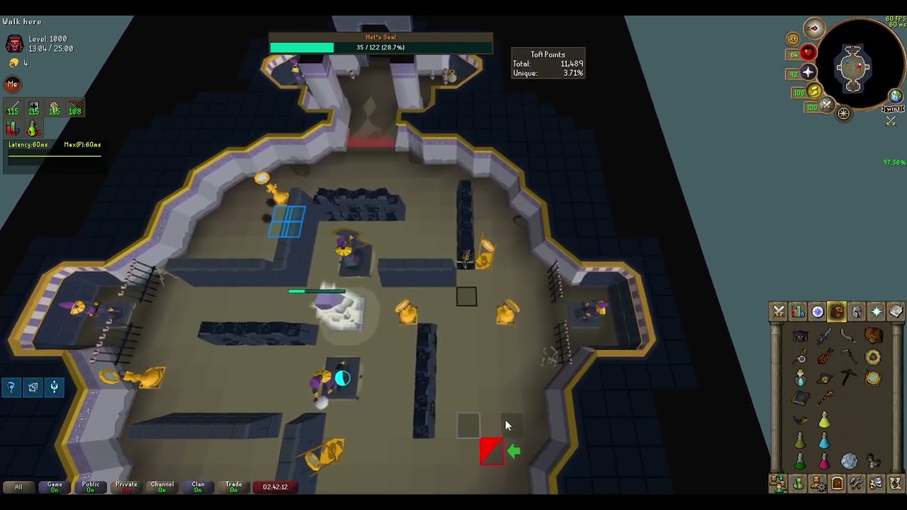 1000 Invocation solo toa  | osrs gridmaster w all relics/masteries