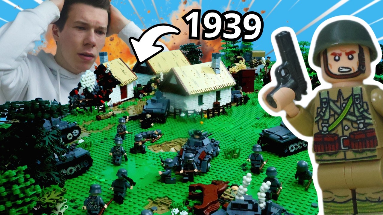 ZROBIŁEM NAJWIĘKSZĄ BITWĘ Z II WOJNY ŚWIATOWEJ z LEGO