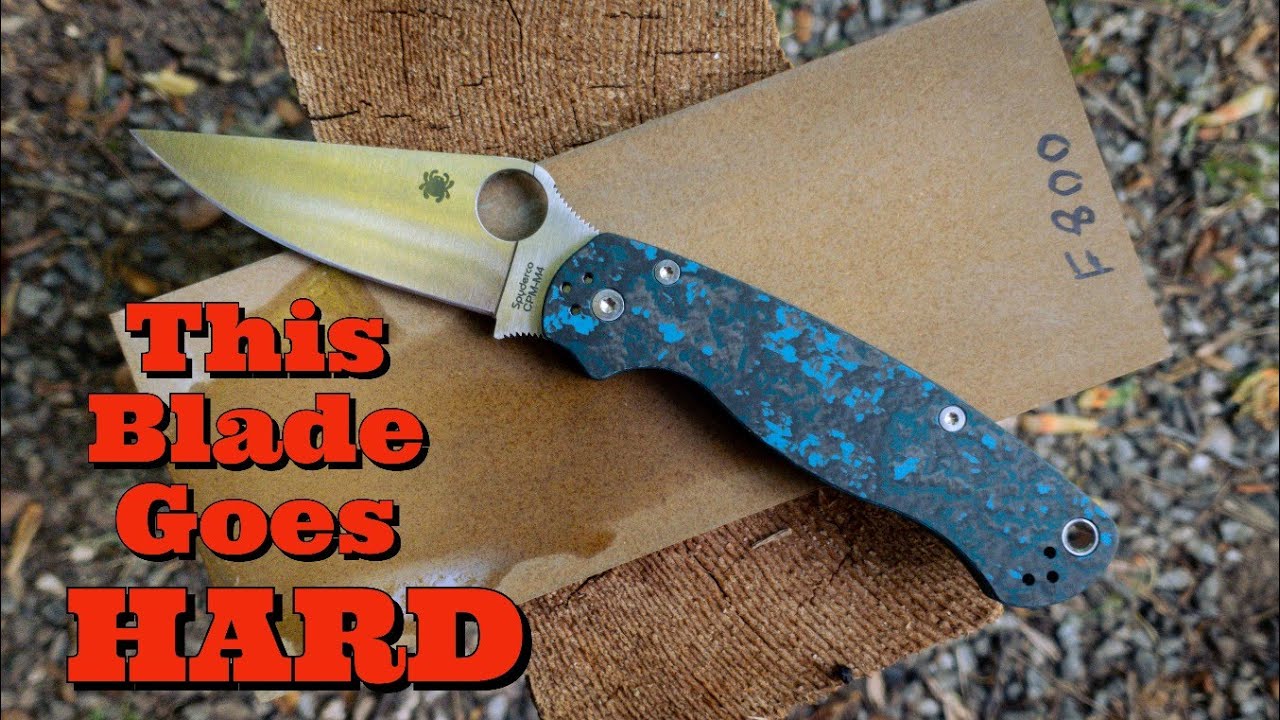 This Steel Goes HARD | Spyderco PM2 M4 Testing and Sharpening