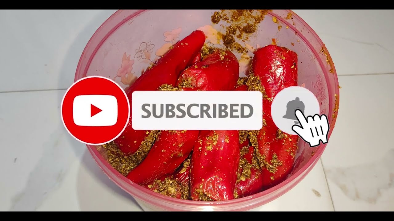 इस तरह से बनाएं बिहार यूपी का फेमस लाल मिर्च का भरवा अचार#indian #cooking#bharwa Achar#recipe 🌶️🤤👉❤ 