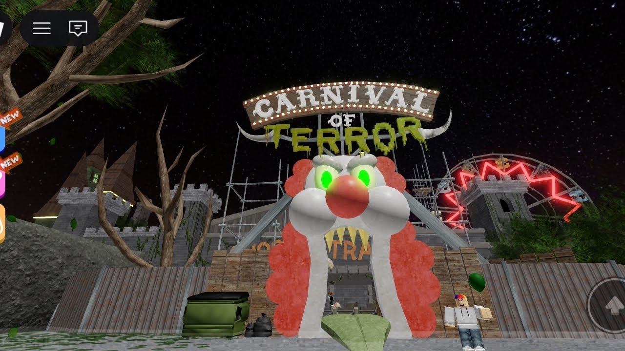 ESCAPE THE CARNIVAL OF TERROR OBBY! 😨🎡 Scary Clown Chase | Roblox Horror Obby