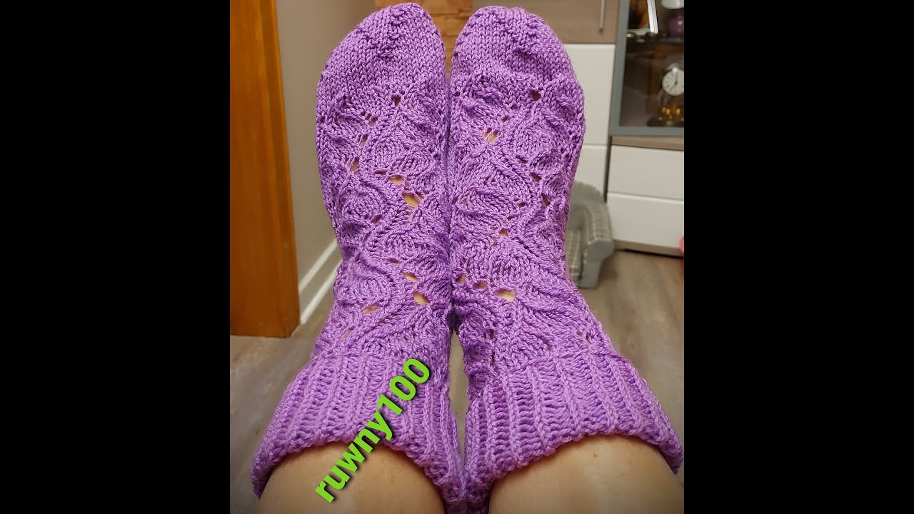 856**Socken Muster** Mit Nadelspiel stricken*Muster mit einer Skizze **Tutorial Handarbeit