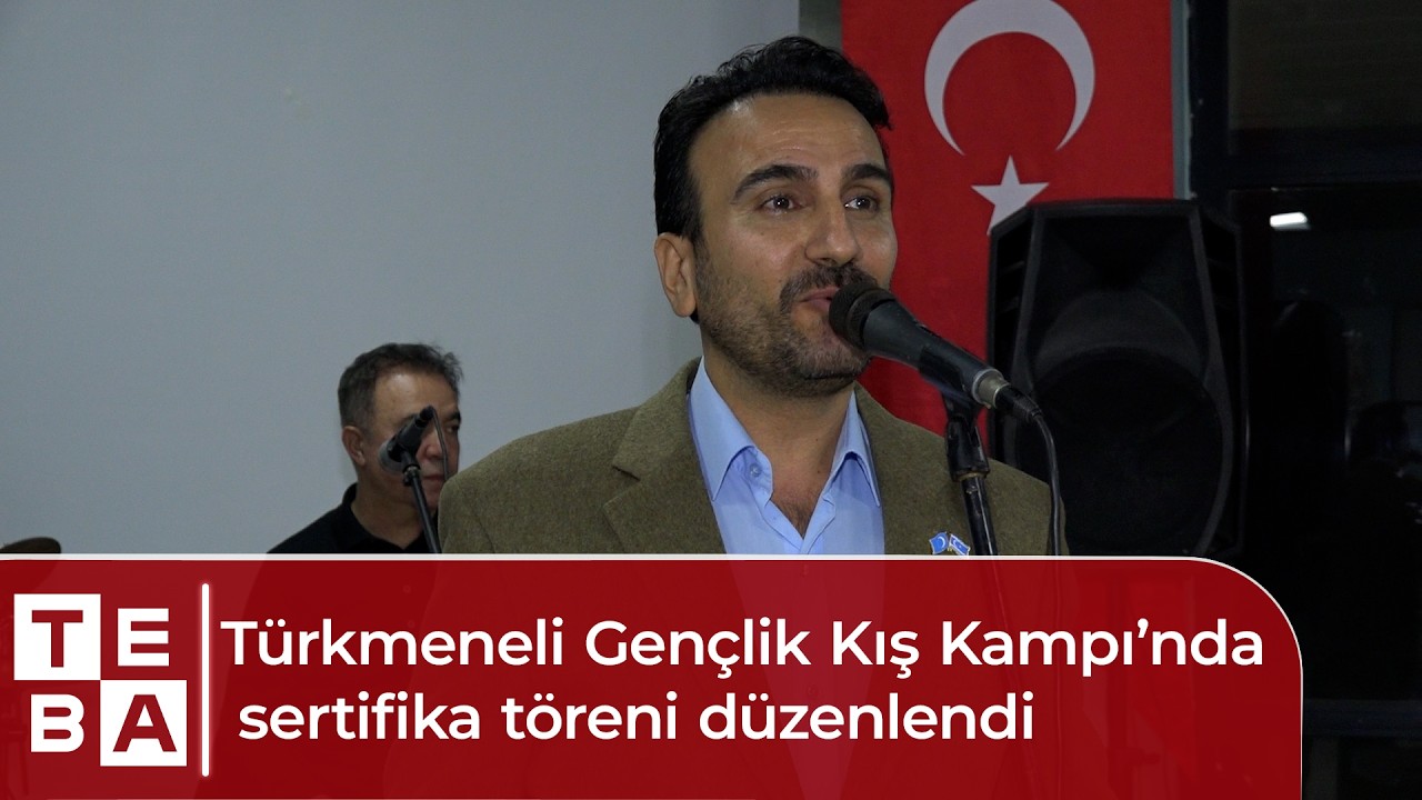 Türkmeneli Gençlik Kış Kampı’nda sertifika töreni düzenlendi