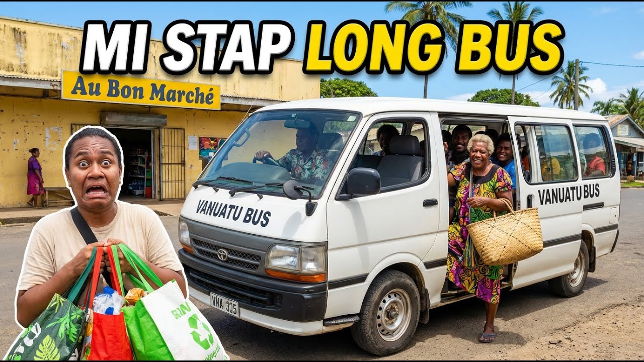 How to ride the bus in Vanuatu - Patience - Mi Long Stap Bus