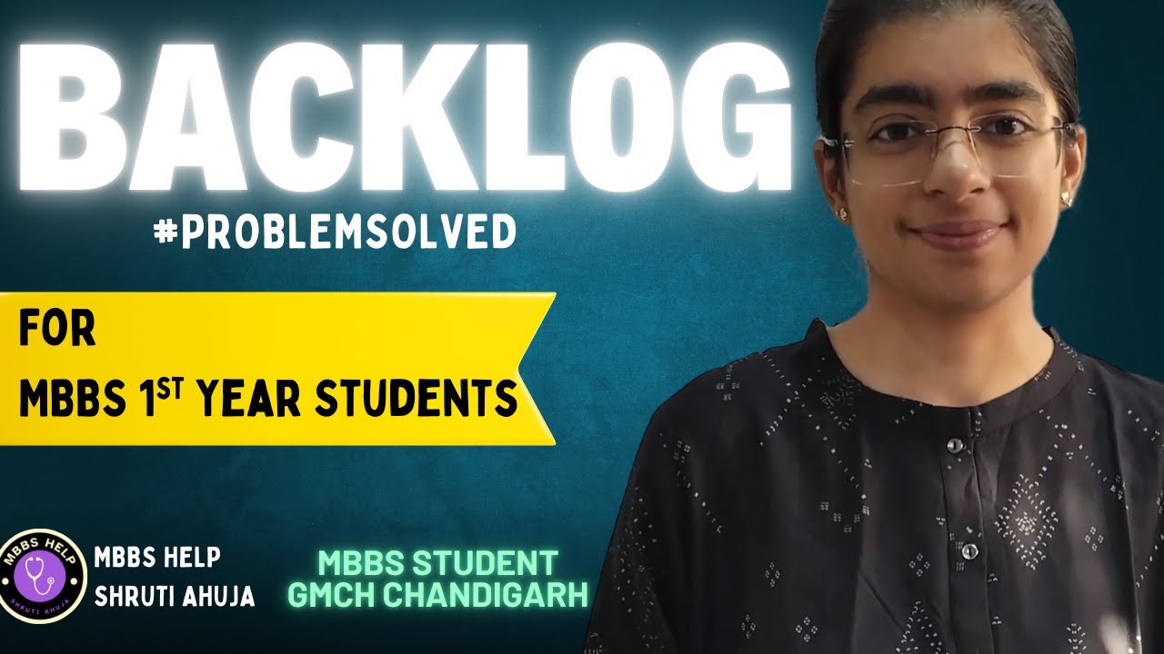 How to Cover BACKLOG MBBS 1st YEAR #mbbs #medicalstudent