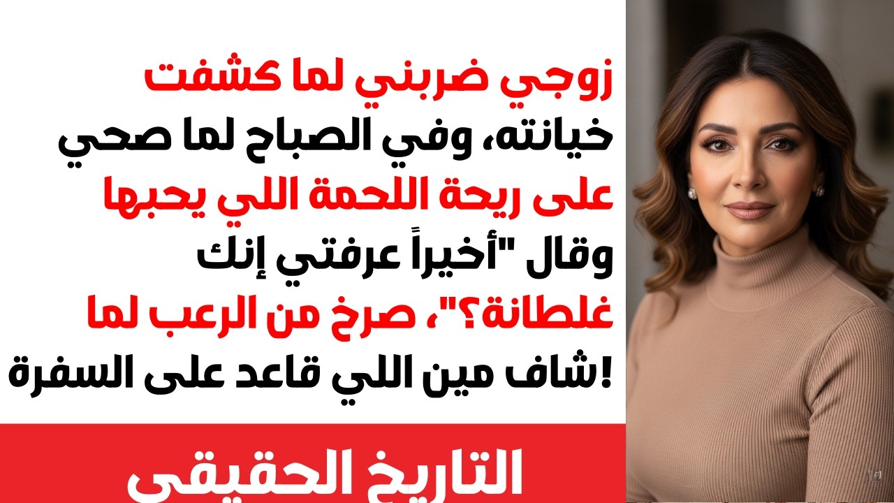 زوجي ضربني لأني كشفت خيانته 💔😡 وفي اليوم التالي انصدم مما رآه... 😱⁉️🤫