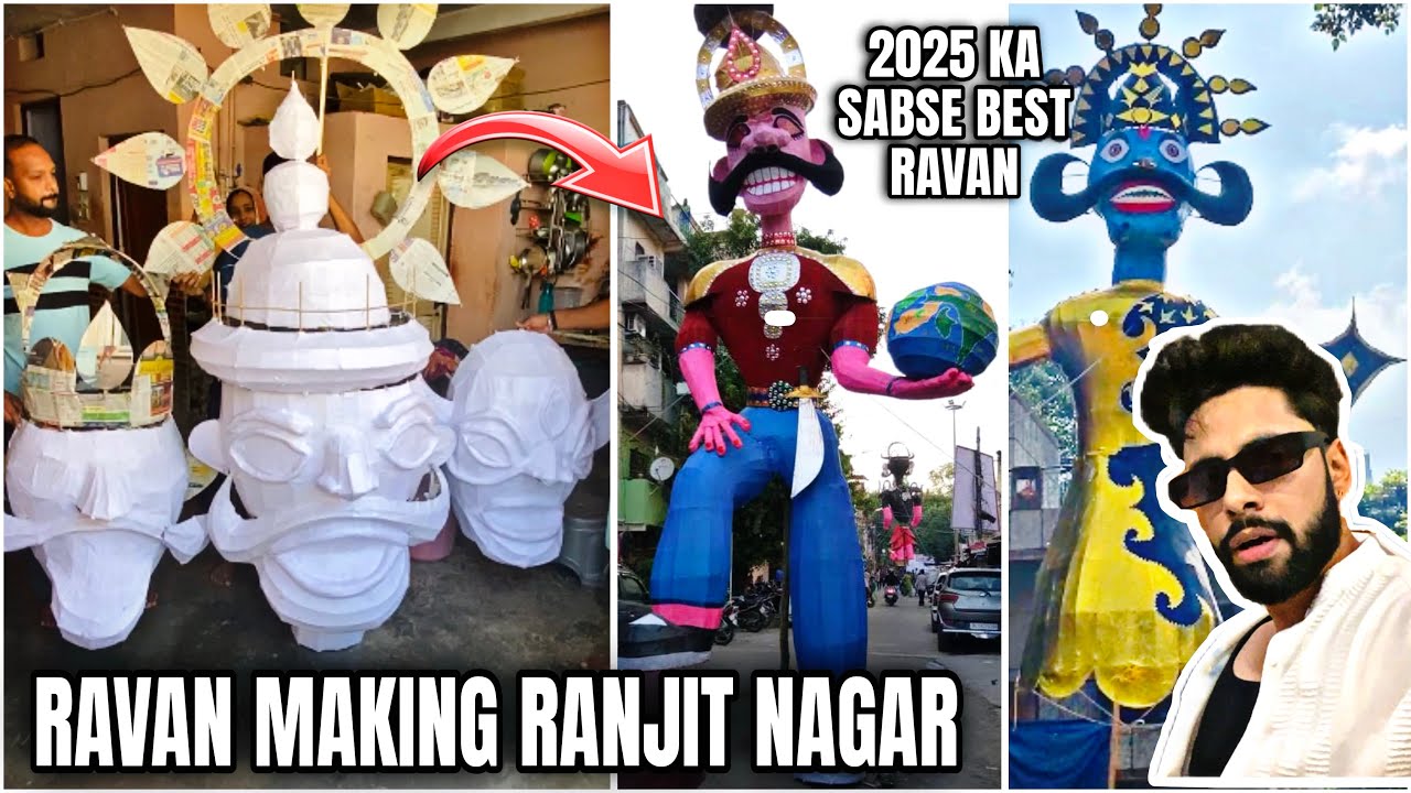 2025 KA SABSE BEST RAVAN? 😍🔥| RAVAN MAKING 2025 | RANJIT NAGAR | PANDAV NAGAR
