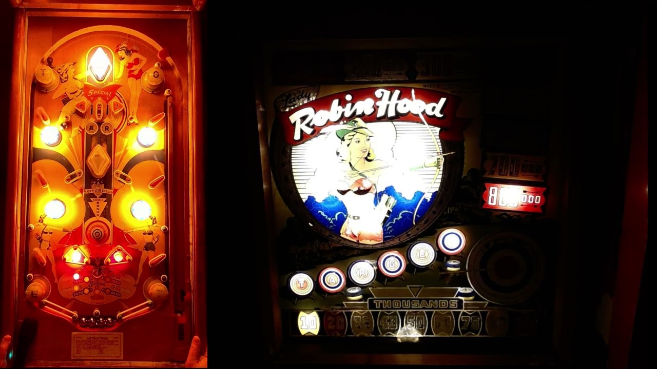 ASMR focused electro mechanical pinball sounds