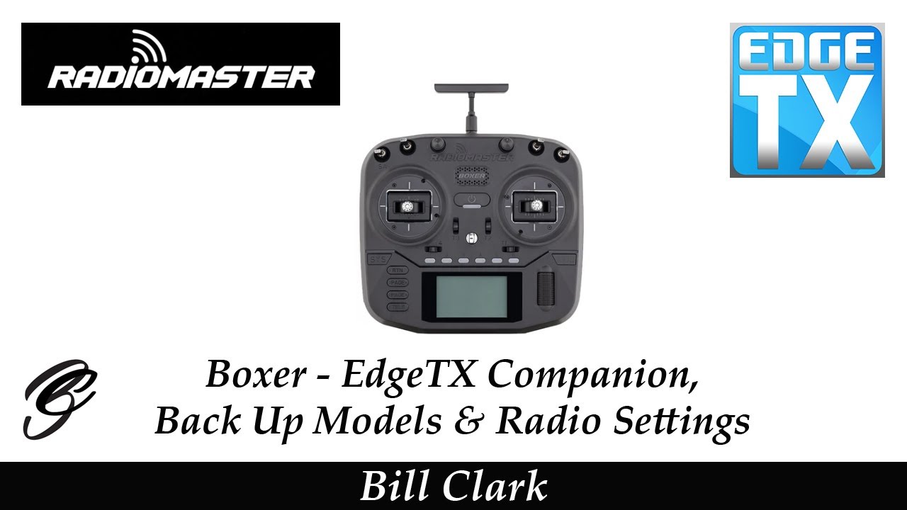 RadioMaster Boxer Back Up Models & Radio Settings with EdgeTX Companion