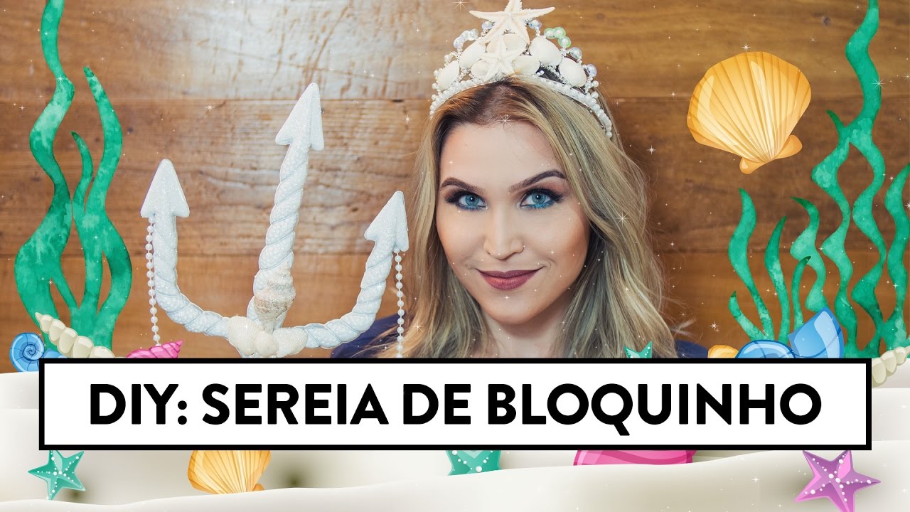 Como fazer coroa de sereia | Lu Ferreira