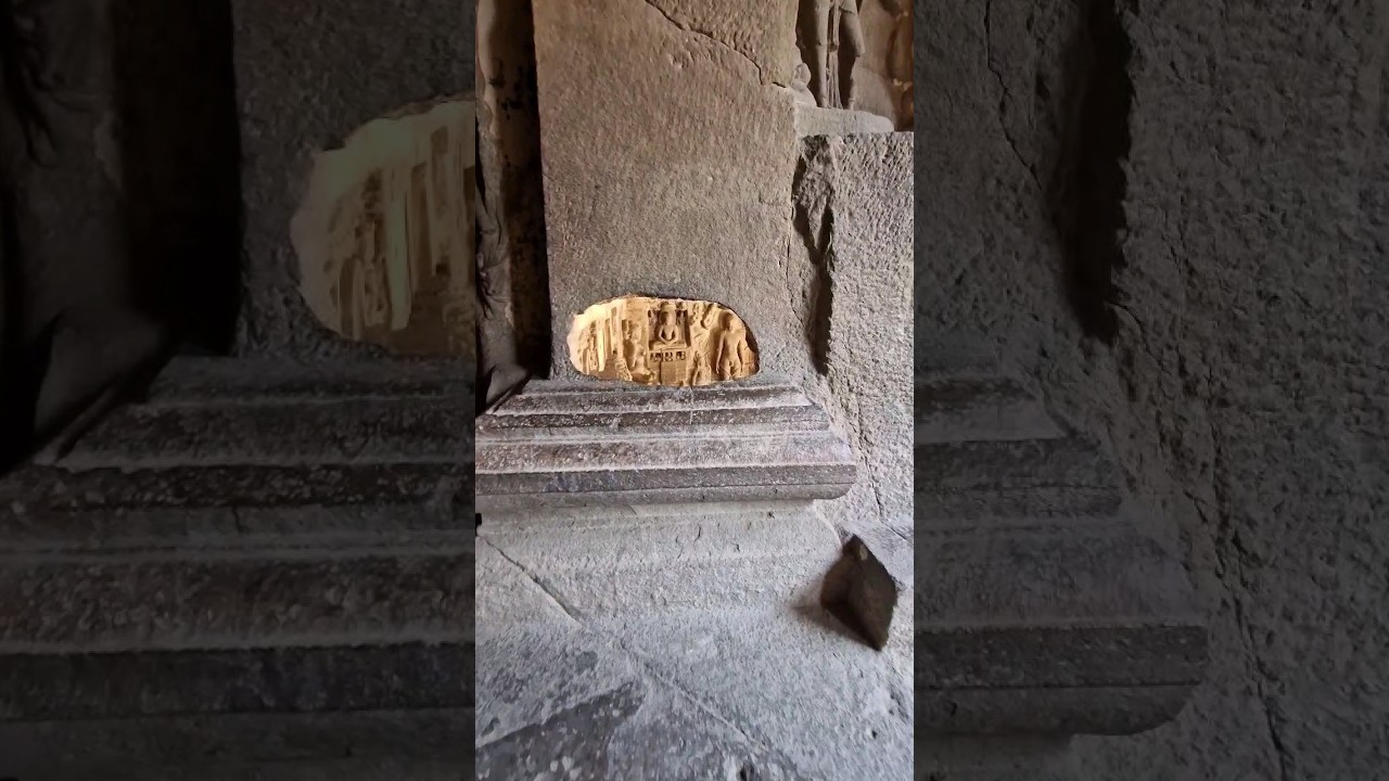 🇮🇳 Caves at Ellora, Jain Group #shorts #shortvideo #foryou #travel #india #viral