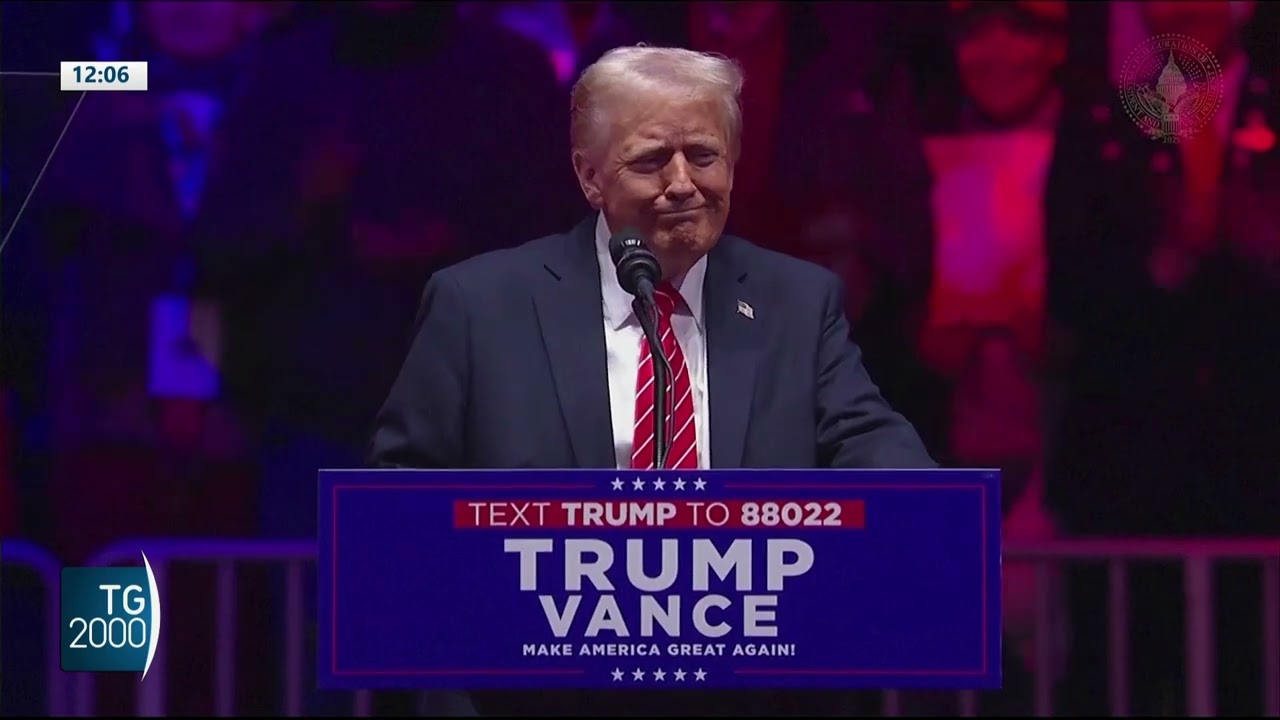 Usa, Donald Trump giura come 47° presidente degli Stati Uniti