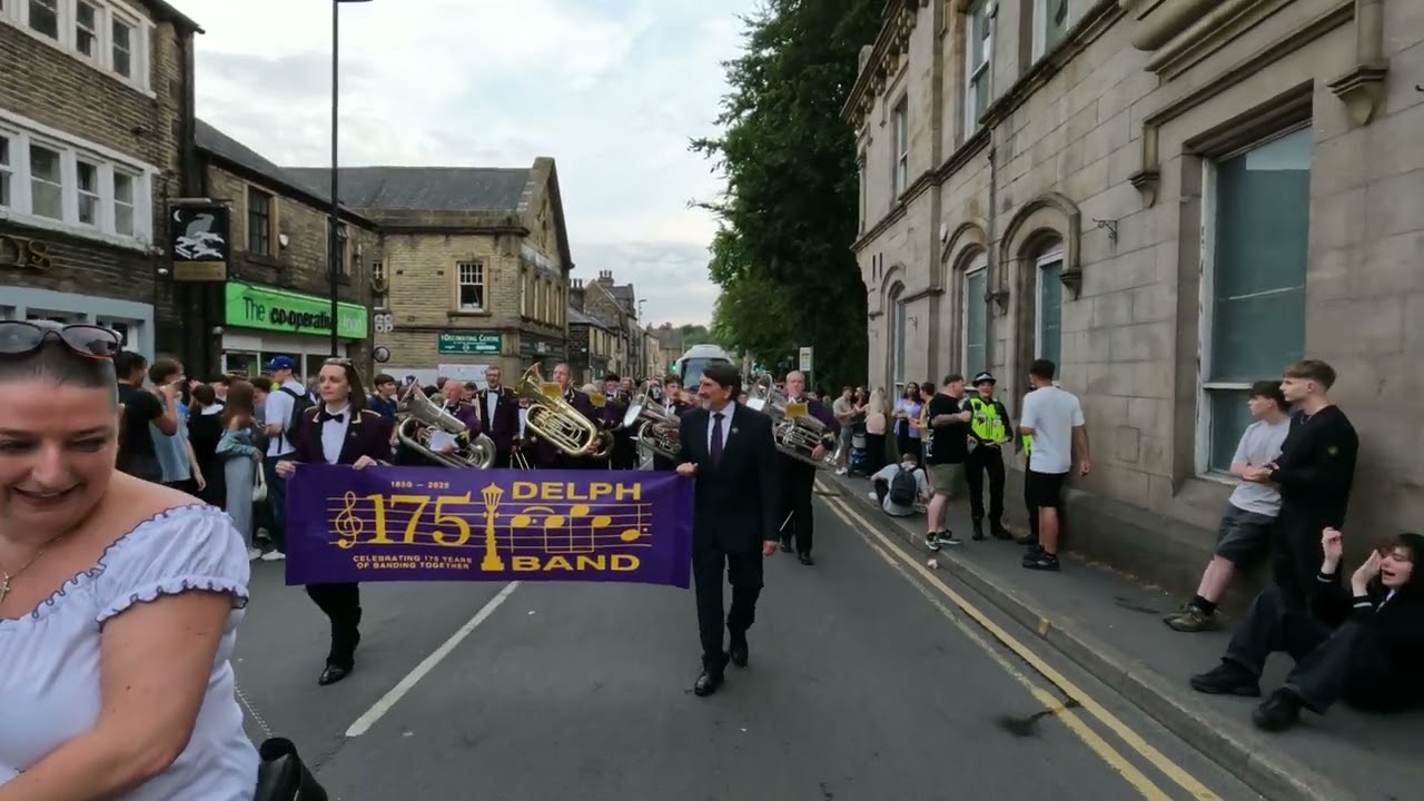 Delph Brass Band Whit Friday 2025 Uppermill