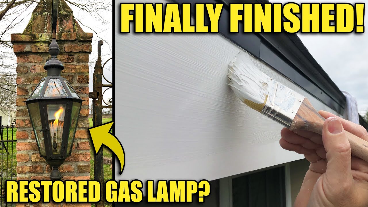 Fascia Finale! Freshly Painted Fascia Transforms 100 Year Old Southern Getaway