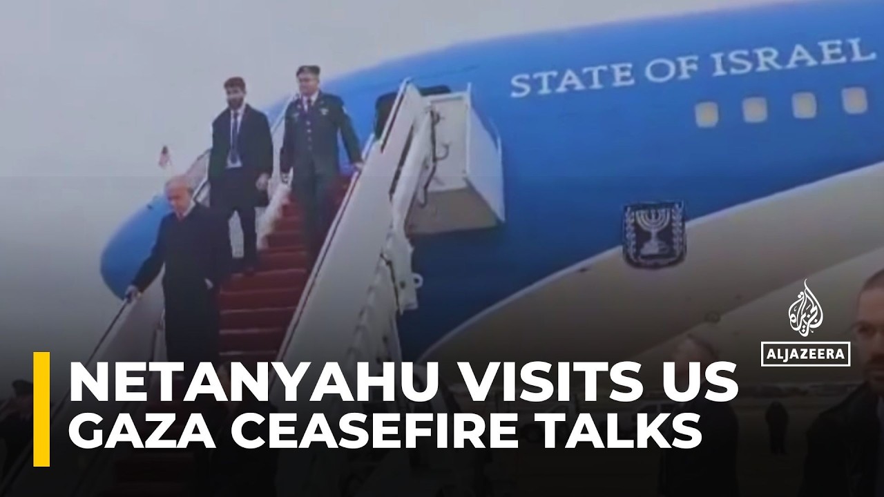 Israeli PM Netanyahu in the US to discuss phase two of the Gaza ceasefire deal