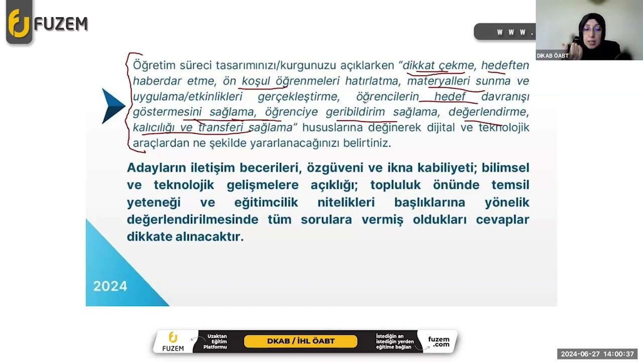 Din Kültürü ve Ahlak Bilgisi ÖABT - Mülakat Bilgilendirme