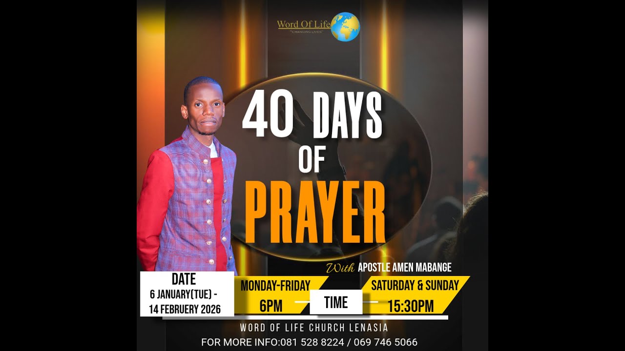 40 DAYS OF PRAYER(DAY 23) SERVICE WITH PASTOR AMEN MABANGE