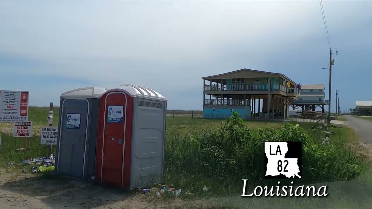 LA- 82 TX 82 Tour Part  2 Tour (Cameron, LA to Port Arthur, TX)