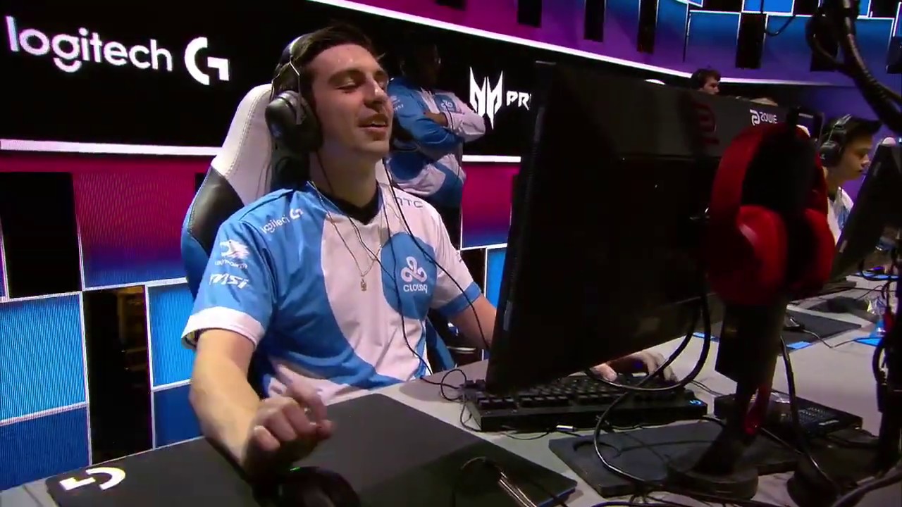 Coldzera clutch vs Cloud9 - Cobblestone - CZ-75 + Shroud's reaction