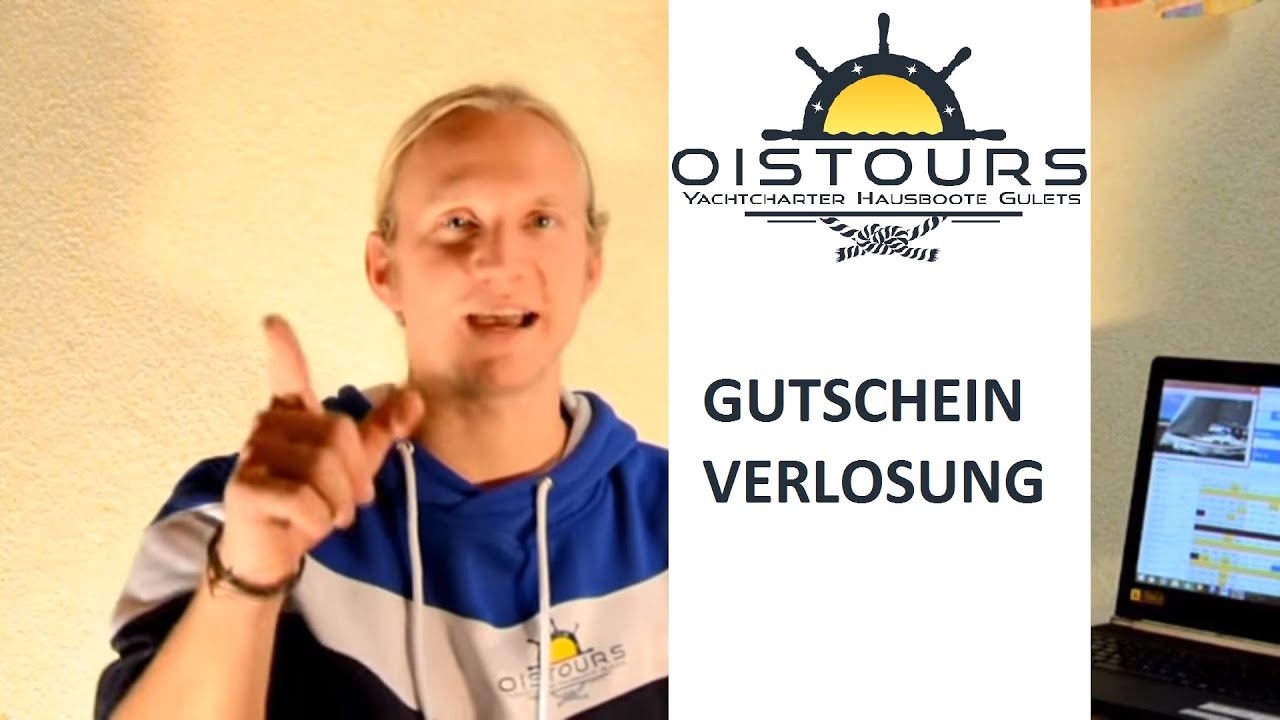 Gewinnspiel Verlosung - OISTOURS Yachtcharter | Segelyachten | Hausboote | Motoryachten