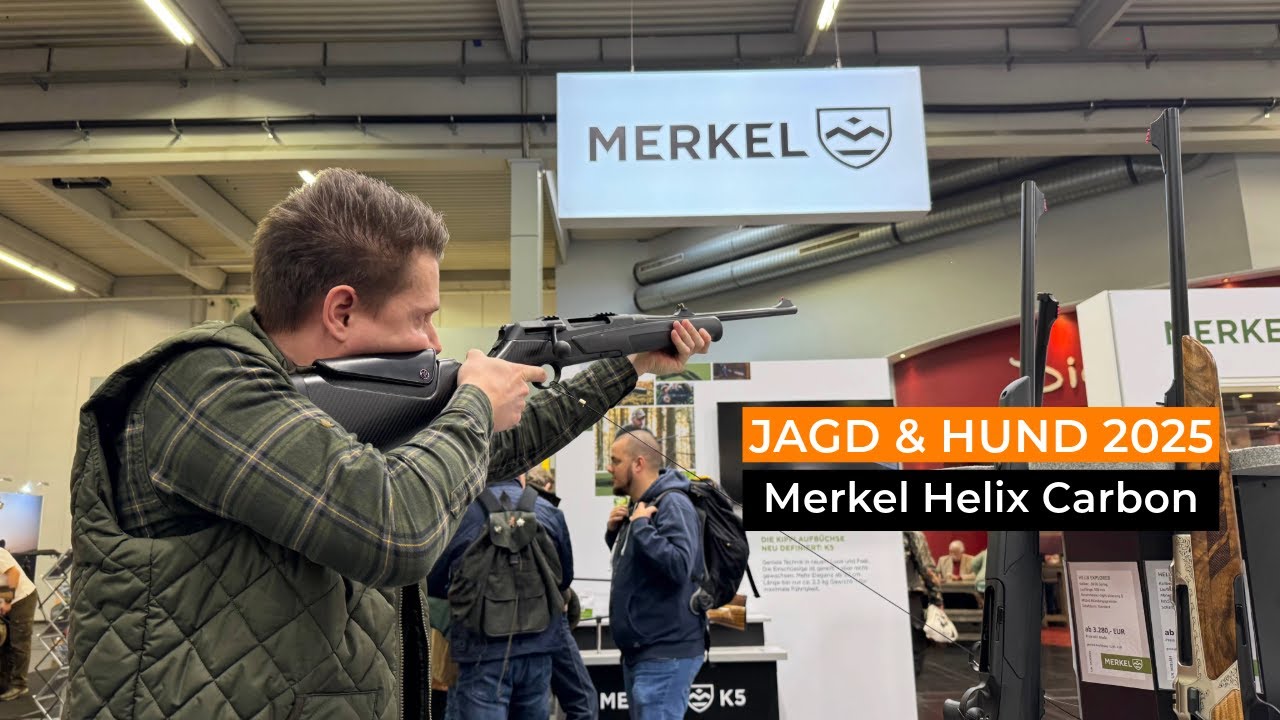 Jagd & Hund 2025: Merkel Geradzug-Repetierer Helix Carbon.