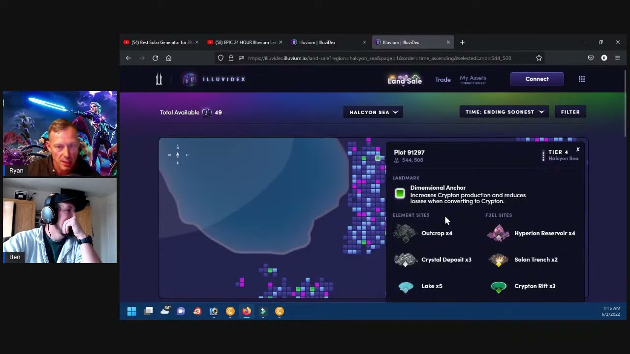Ryan's Live Purchase of a Land Parcel in the Illuvium Dutch Auction! [TheMetaMentors]