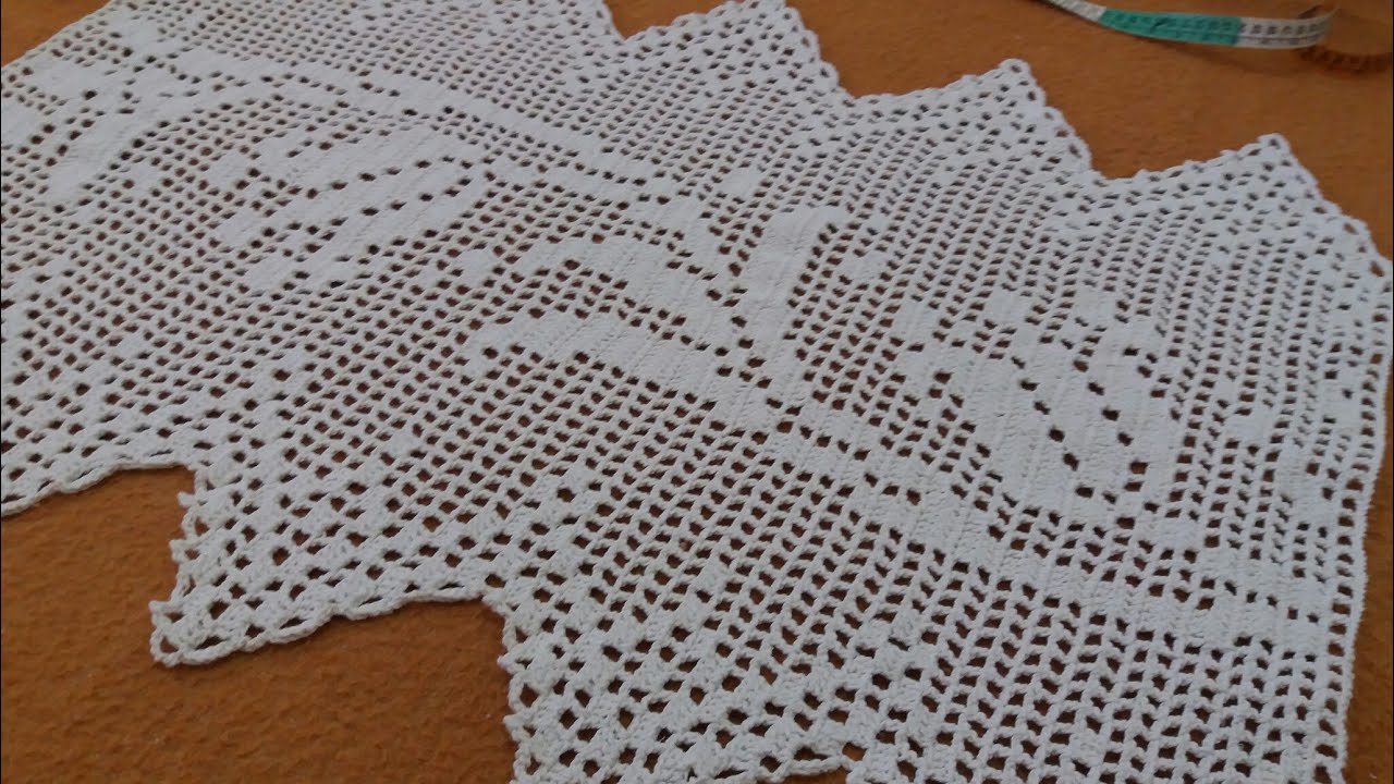 ZIG ZAG TULIPAS Caminho de Mesa parte1