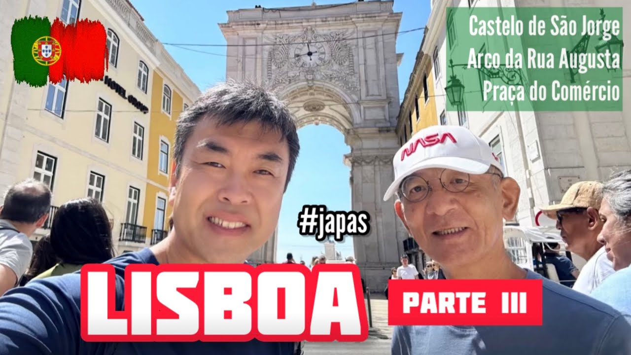 Conheça Lisboa Portugal - Parte III- Castelo de São Jorge- Arco da Rua Augusta- Confeitaria Belém