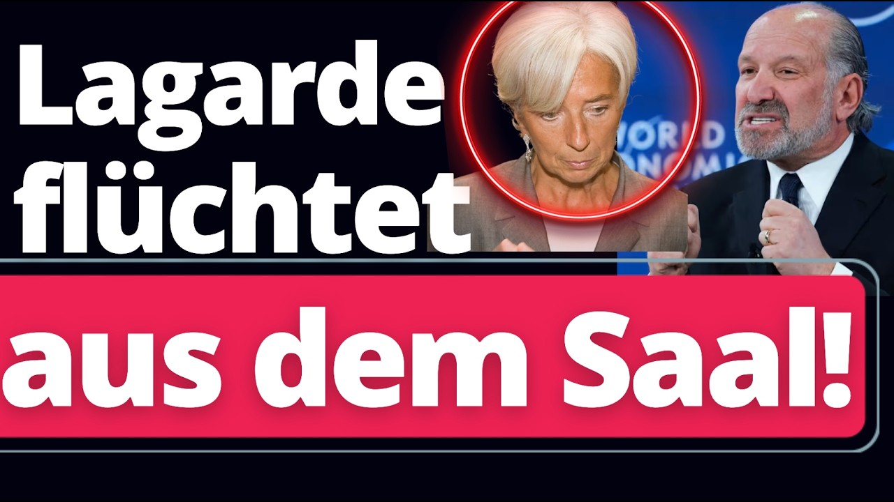 Politbombe in Davos: Lagarde flüchtet aus Dinner-Saal! Al Gore rastet aus! Es fliegen die Fetzen!