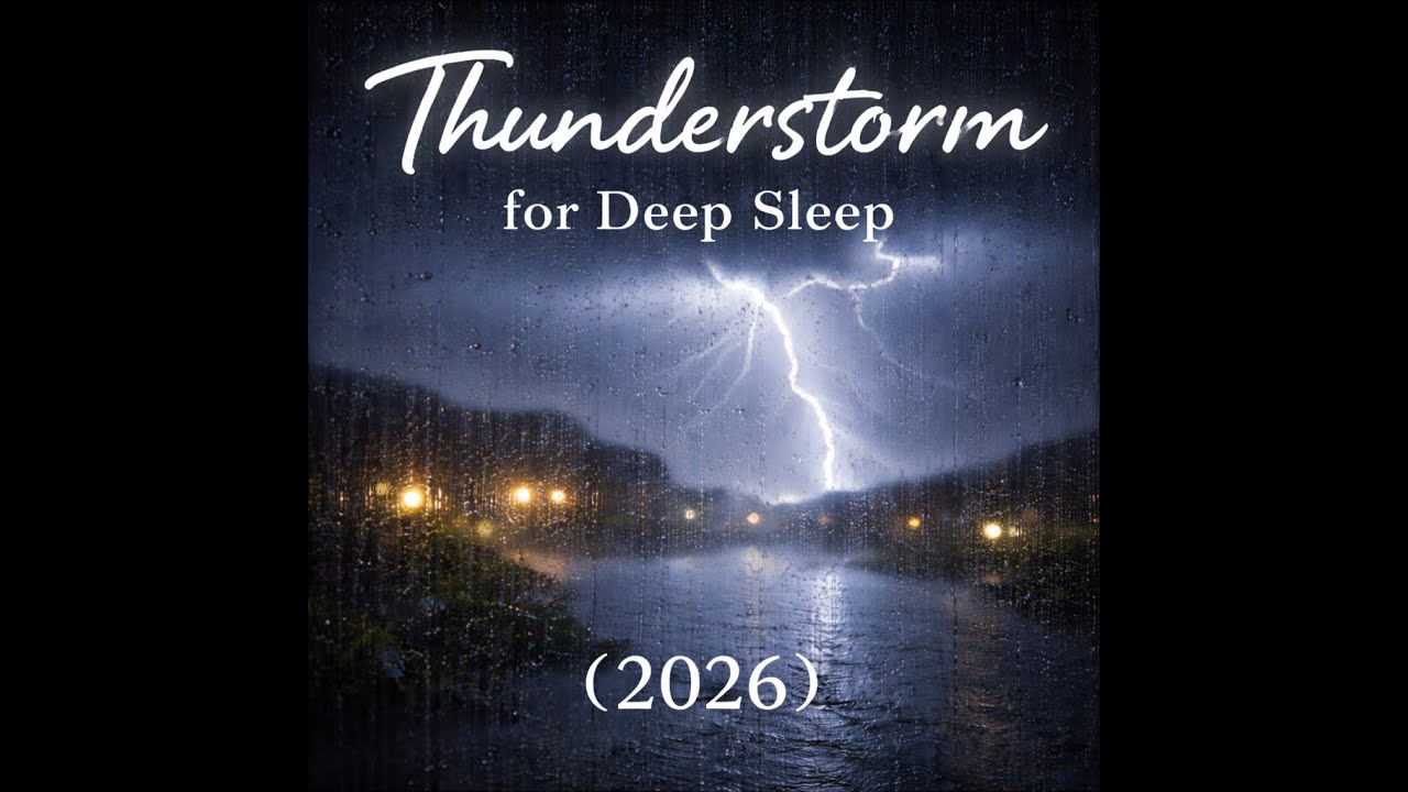 10 hours thunderstorm sound