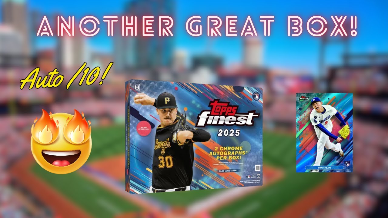2025 Topps Finest Hobby Box: 🔥HUGE PC AUTO!🔥