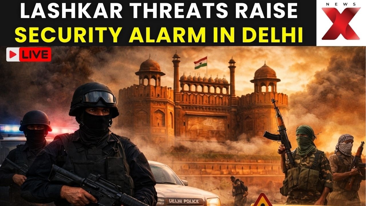 Delhi On High Alert LIVE: Intelligence Warns of Lashkar Plot Near Red Fort | NewsX