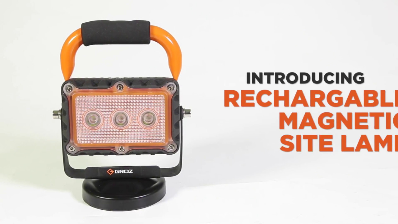 Rechargeable LED Site Lamp | GROZ TOOLS