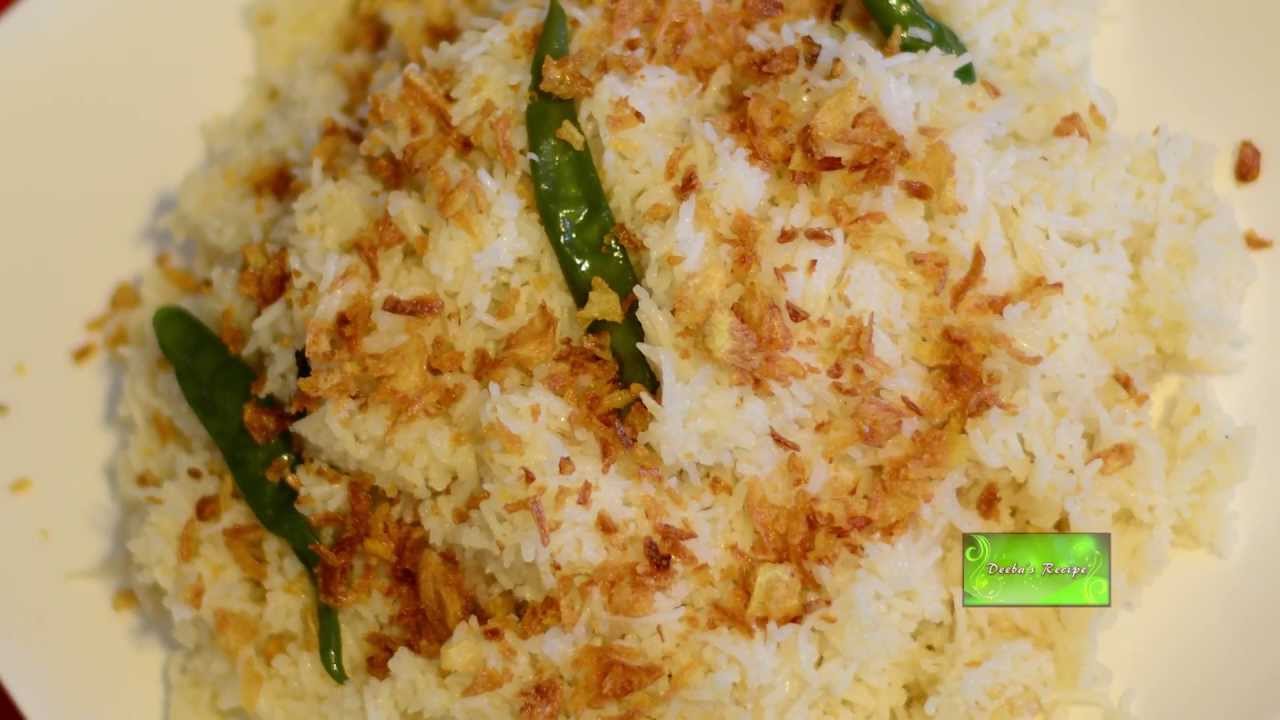 পোলাও | ঝরঝরে পোলাও রান্নার পারফেক্ট রেসিপি | Jhorjhore Plain Polaw by Deeba's Recipe | Plain Pulao
