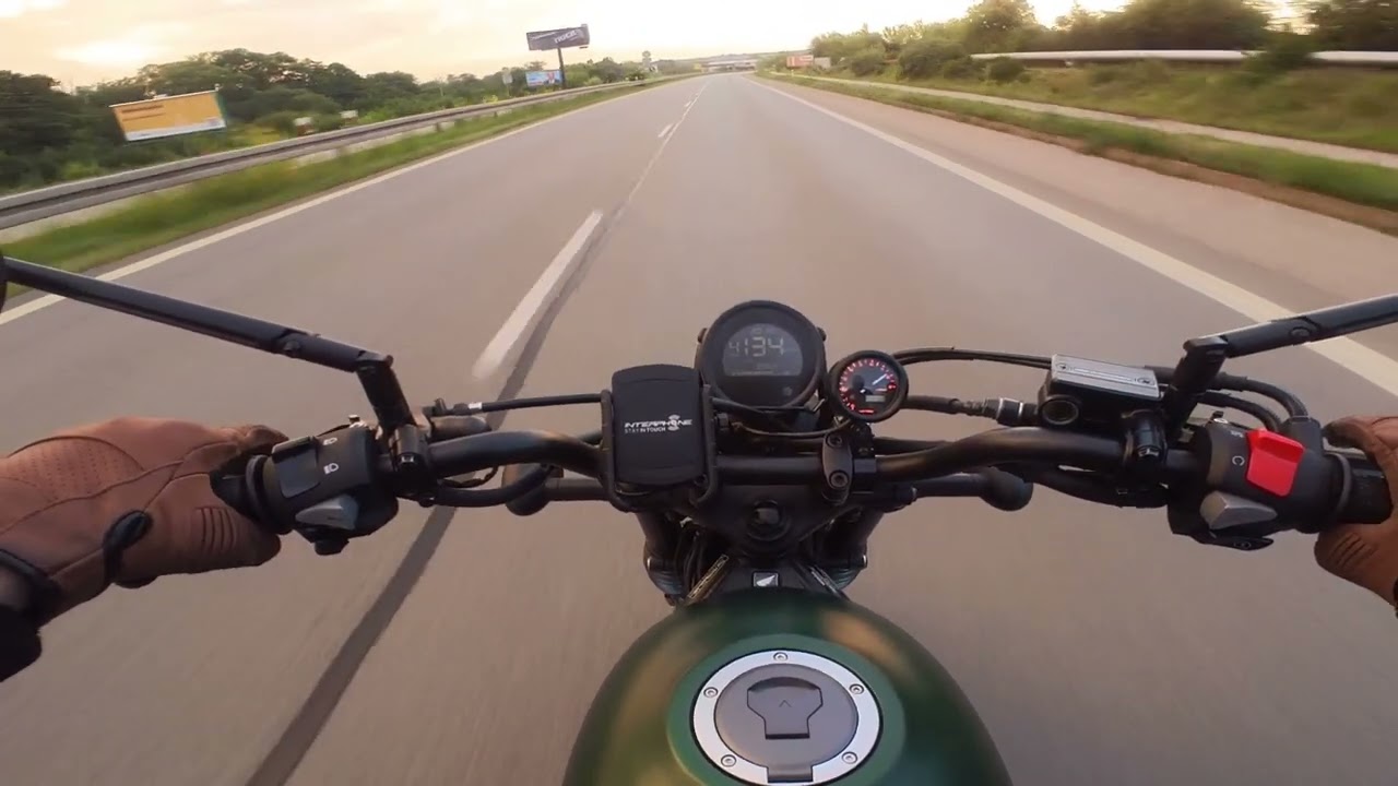 Honda CL500 quick spin