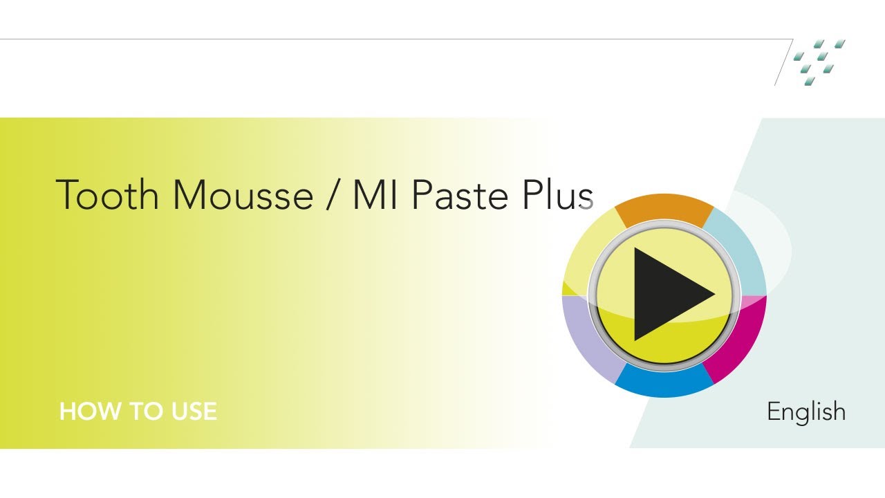 How to apply MI Tooth MousseMI Paste Plus remineralizing dental topical cr&egrave;me