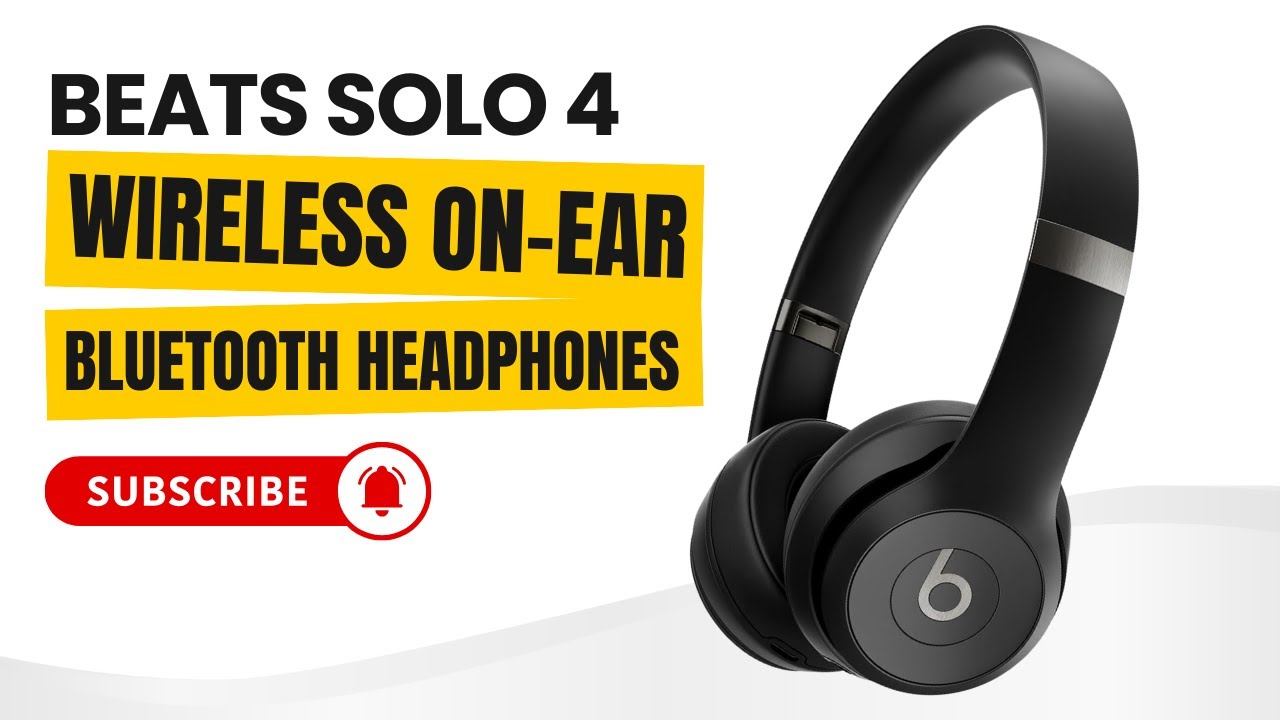 Беспроводные Bluetooth-наушники Beats Solo 4 — 50 часов работы от батареи, пространственное звуча...